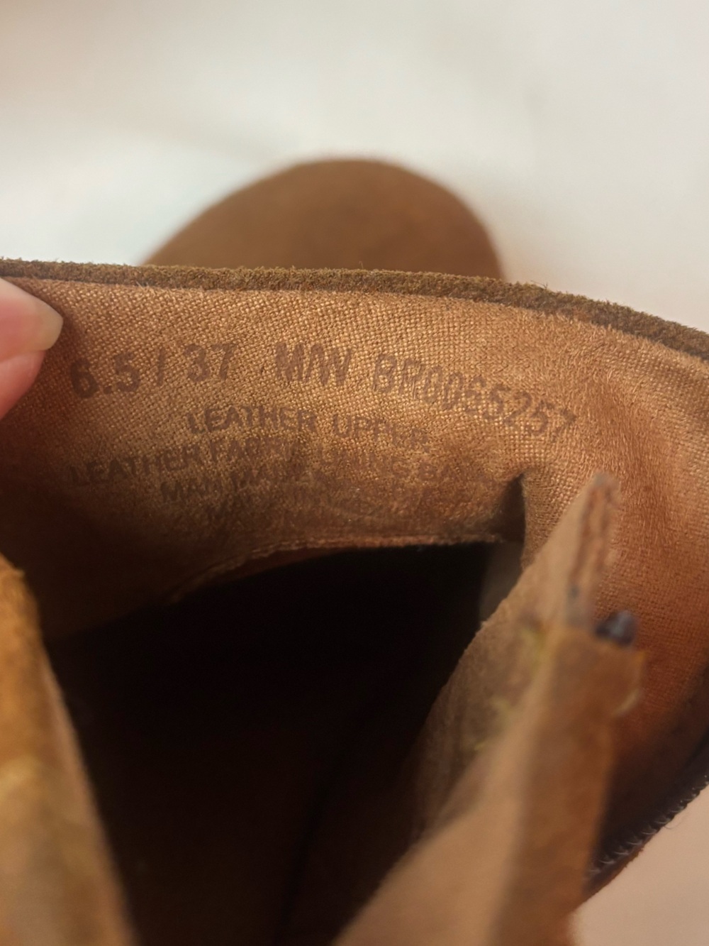 Born Viana Wedge Ankle Zip Bootie Women's 6.5 Brown Suede BR0065257 - Picture 9 of 10